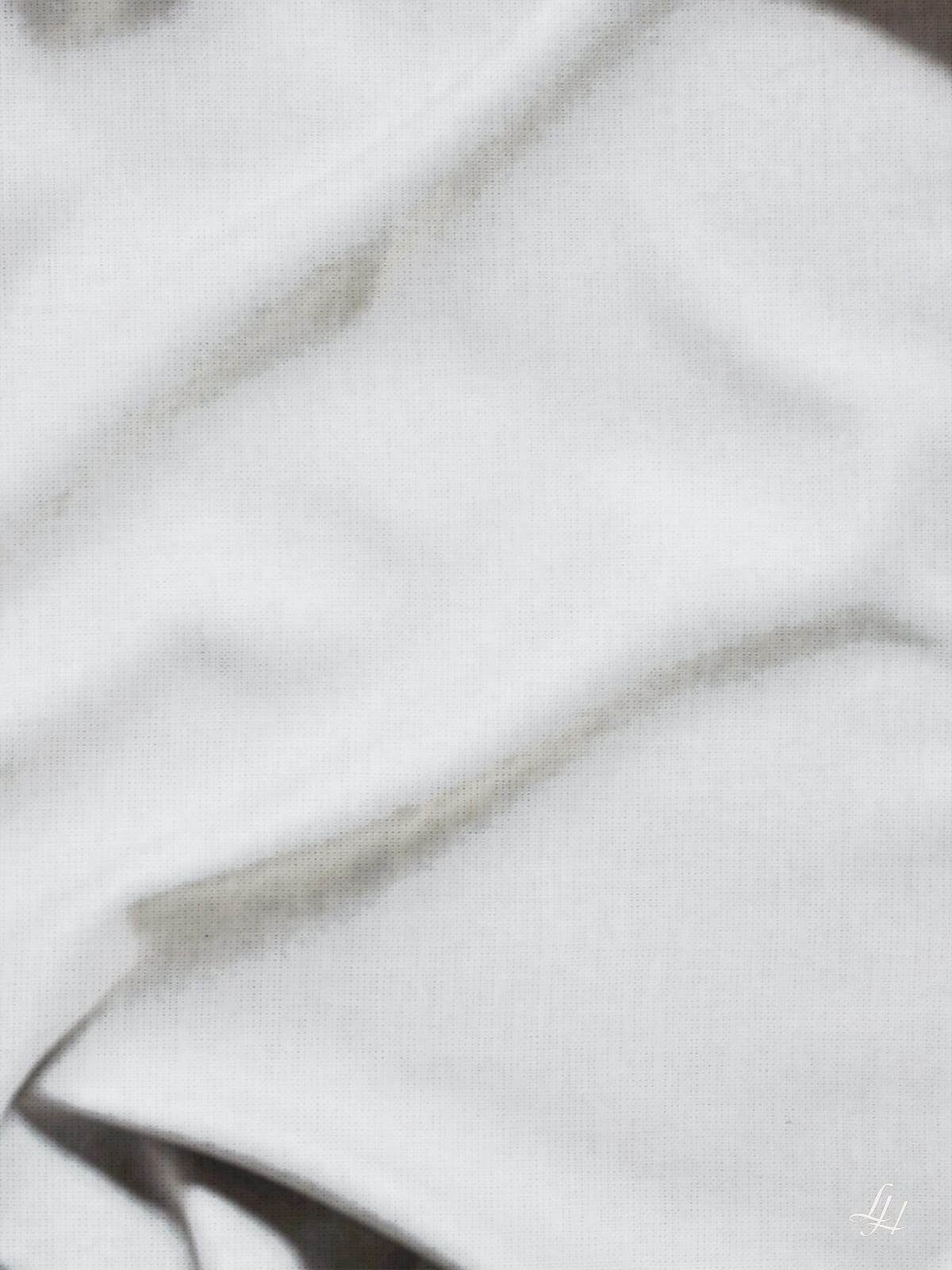 Kinderbettbezug aus Reinleinen-mittelgrob in Uni Farbe Weiß