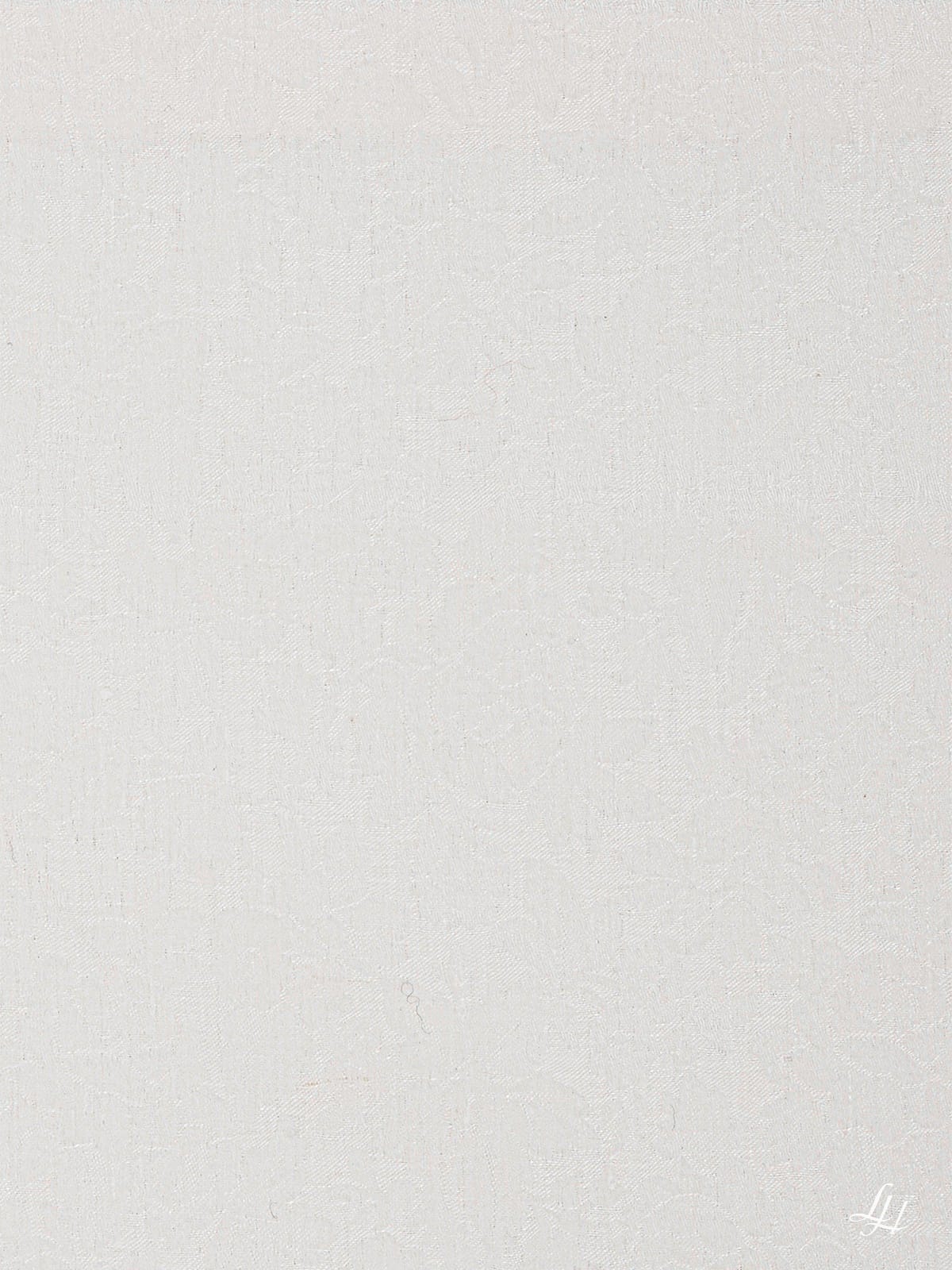 Tischtücher aus Reinleinen-Damast Muster Röschen in Cremeweiß; die Struktur