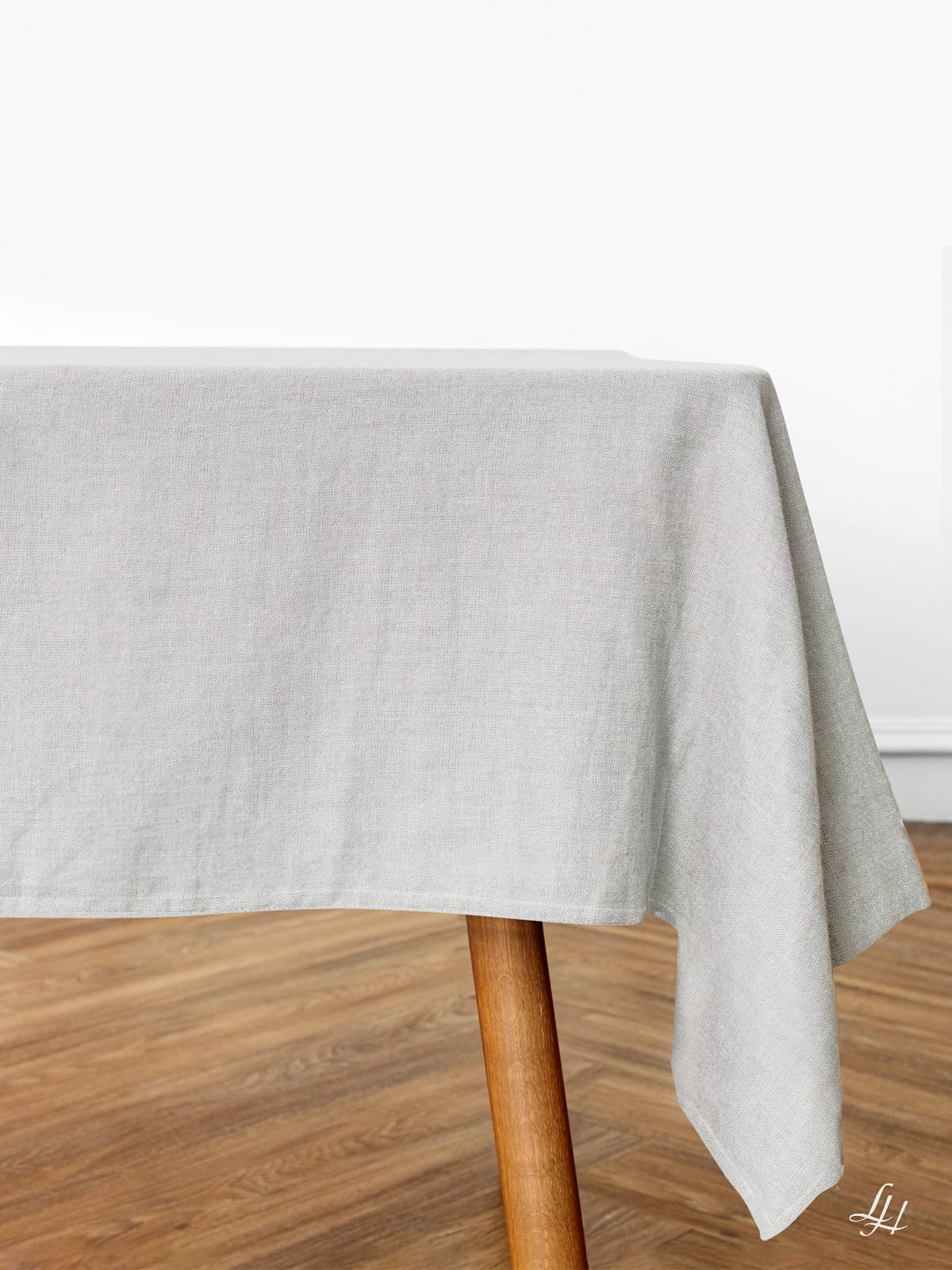 Leinen Tischdecke cremeweiß aus Reinleinen