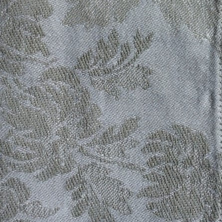 Tischwäsche aus Leinendamast 'Chrysantheme' mit schmalem Saum und Briefecke