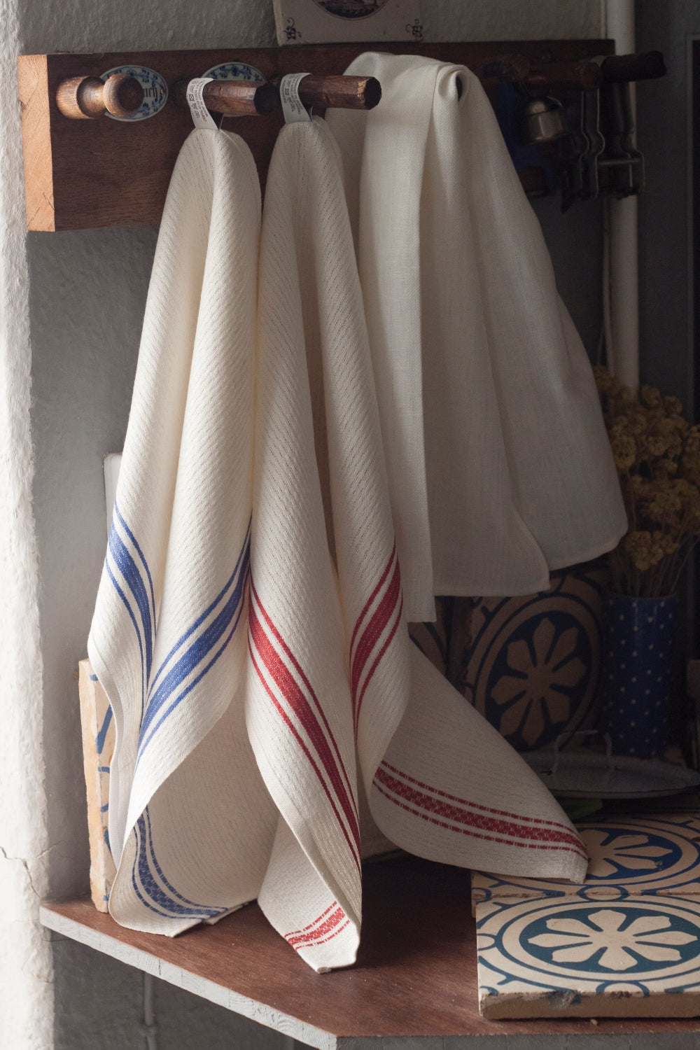 Handtuch aus Reinleinen 'Gerstenkorn in beiden Varianten