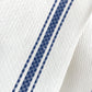 Handtuch aus Reinleinen 'Gerstenkorn` Blau Detail