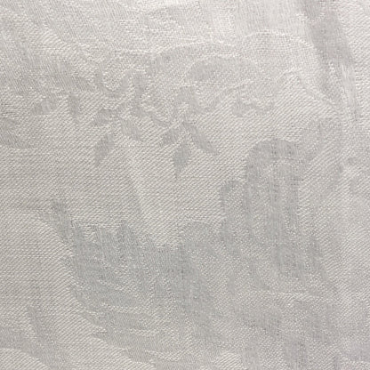 Tischwäsche aus Leinendamast 'Chrysantheme' Weiß