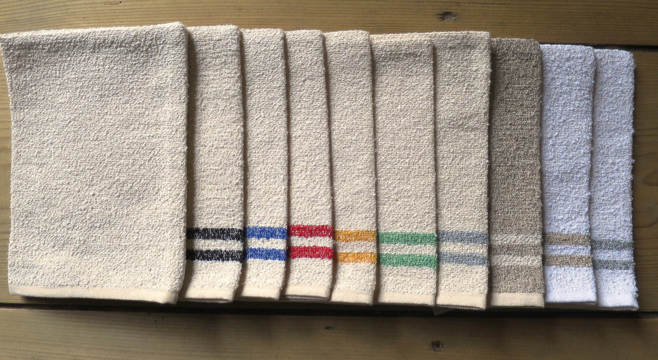 Waschhandschuh Leinenfrotté Grund Creme