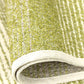2-Zonen-Massagetuch aus Leinenfrotté in Farbe Moosgrün im Detail