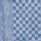 Geschirrtuch aus Reinleinen-Karo in Blau im Detail