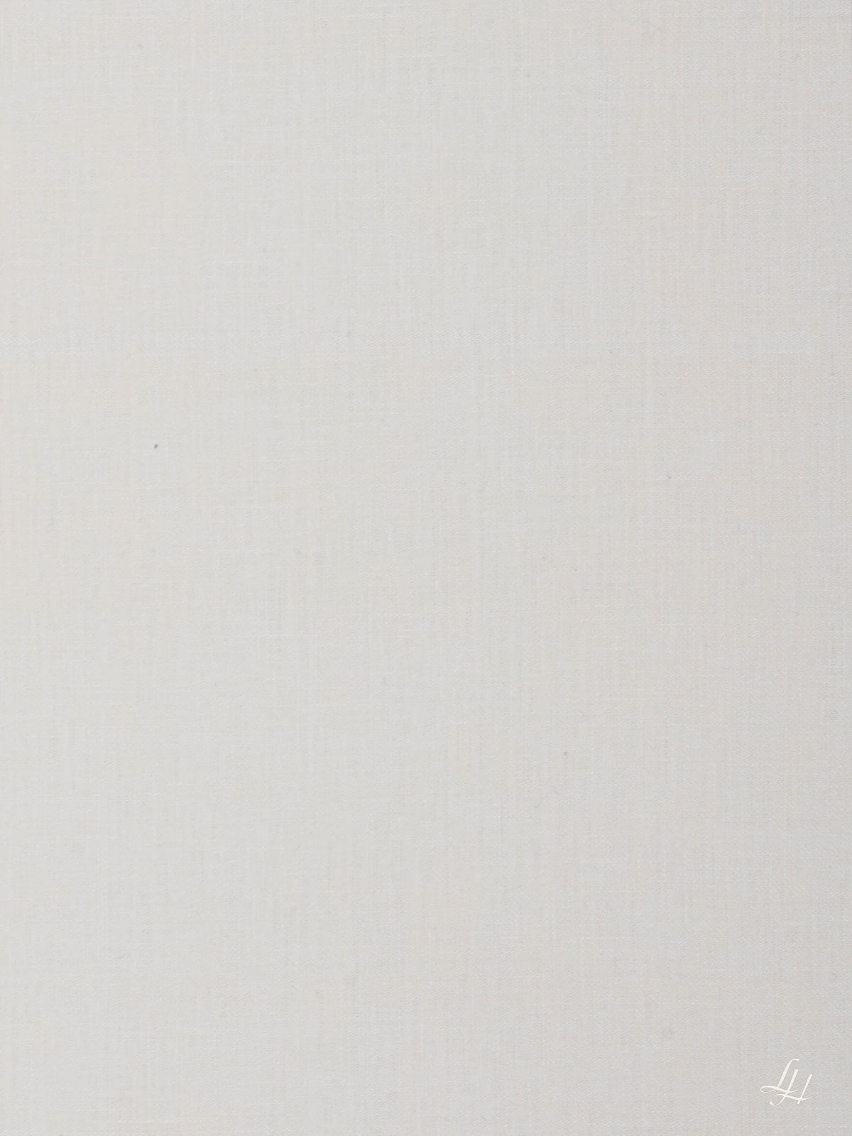 Kissen aus Reinleinen-fein in Uni-Farbe Cremeweiß im Detail
