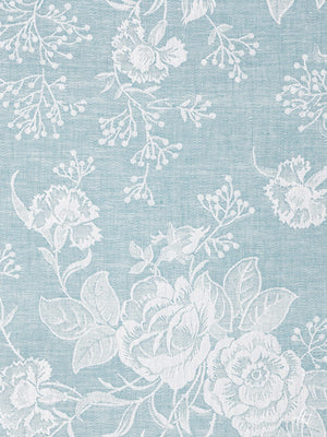 Stoffmuster Reinleinen-Damast Nelke salbei