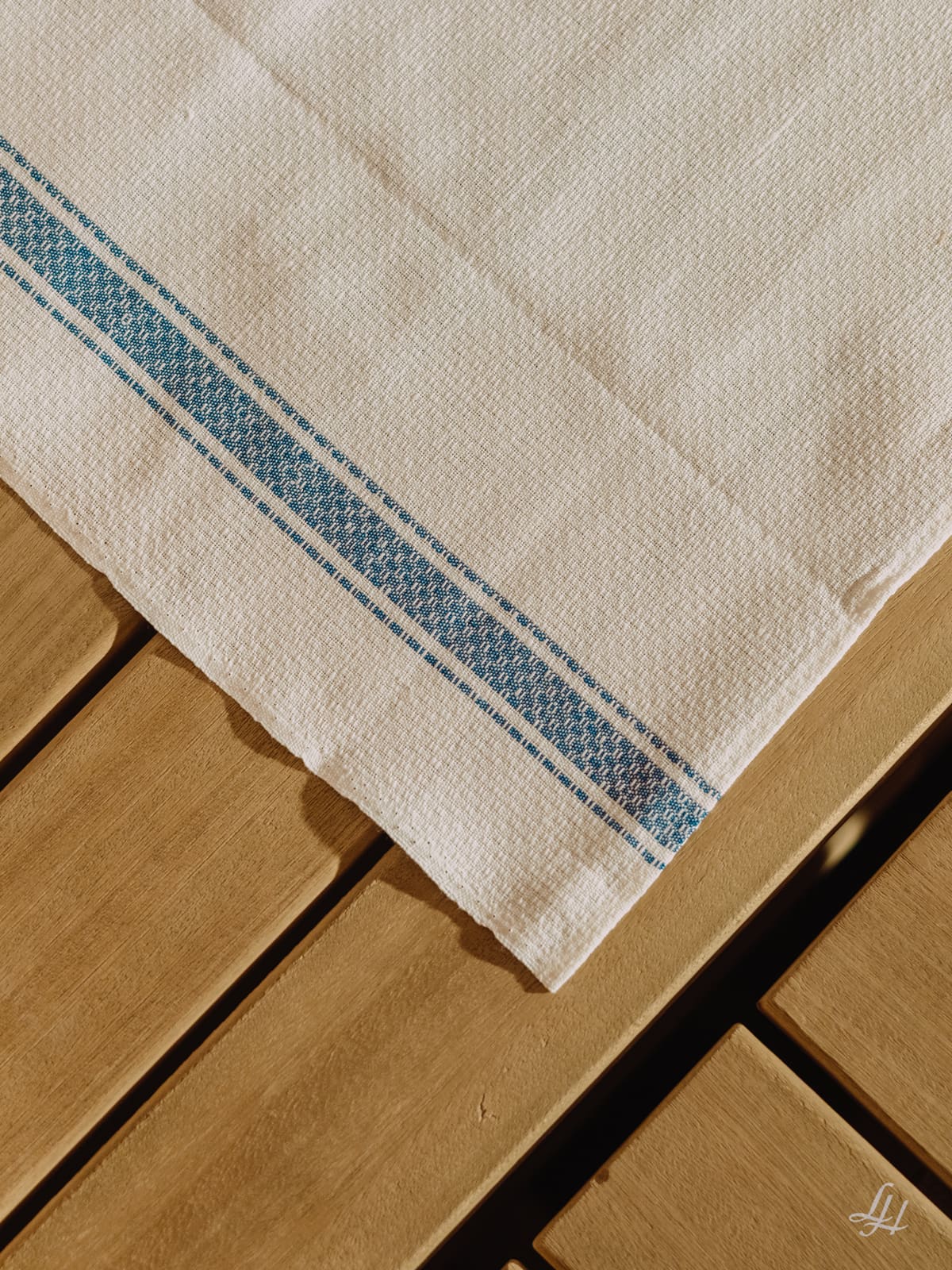 Saunatuch Halbleinen Gerstenkorn