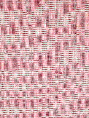Nahaufnahme eines Gewebes aus Streifen rot-weiß, das sein Kreuzschraffurmuster und seine strukturierte Oberfläche zeigt.